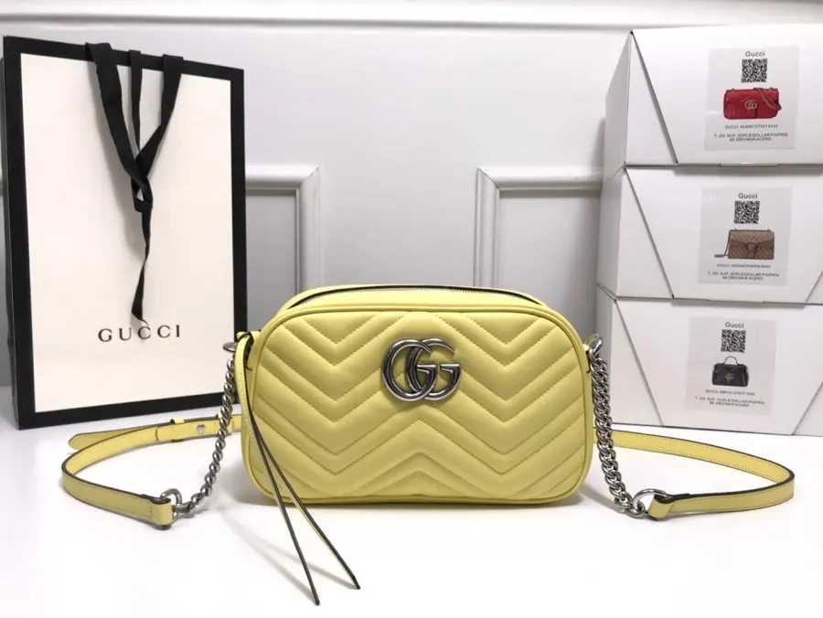 yellow gucci handbag