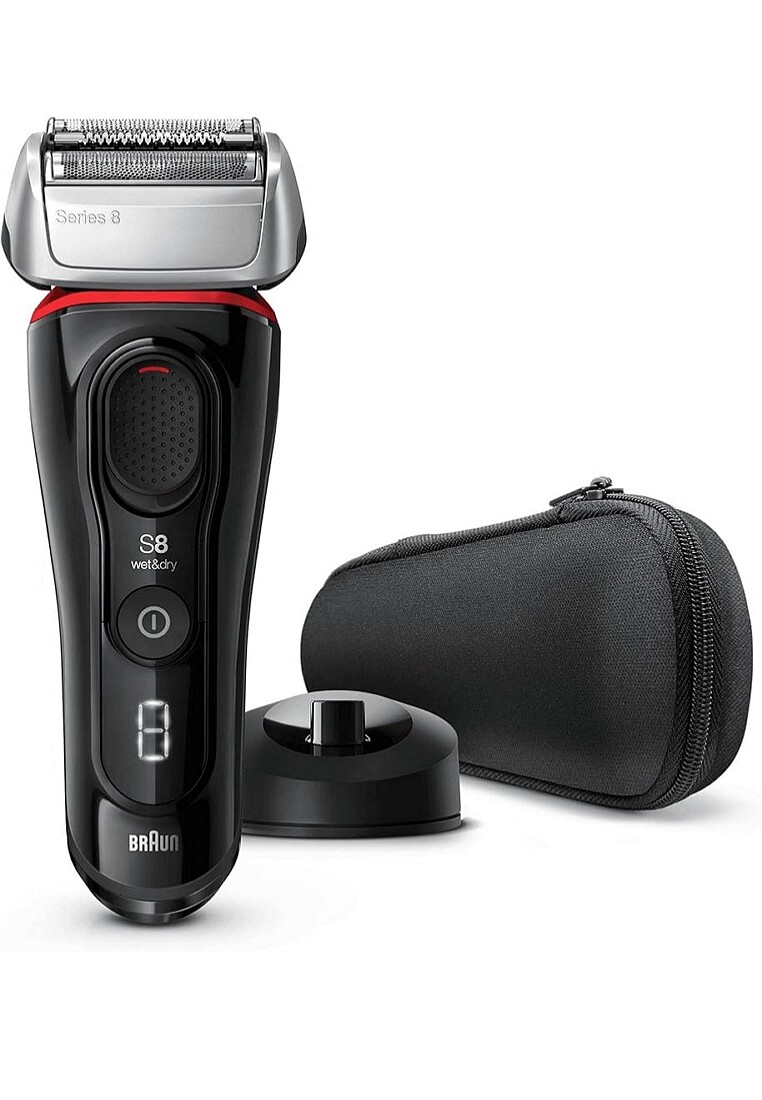 Braun Series 8 8340s Shaver with Trimmer, Charging Stand and Travel Case, Black ราคา 7,610 บาท*ส่งฟรี