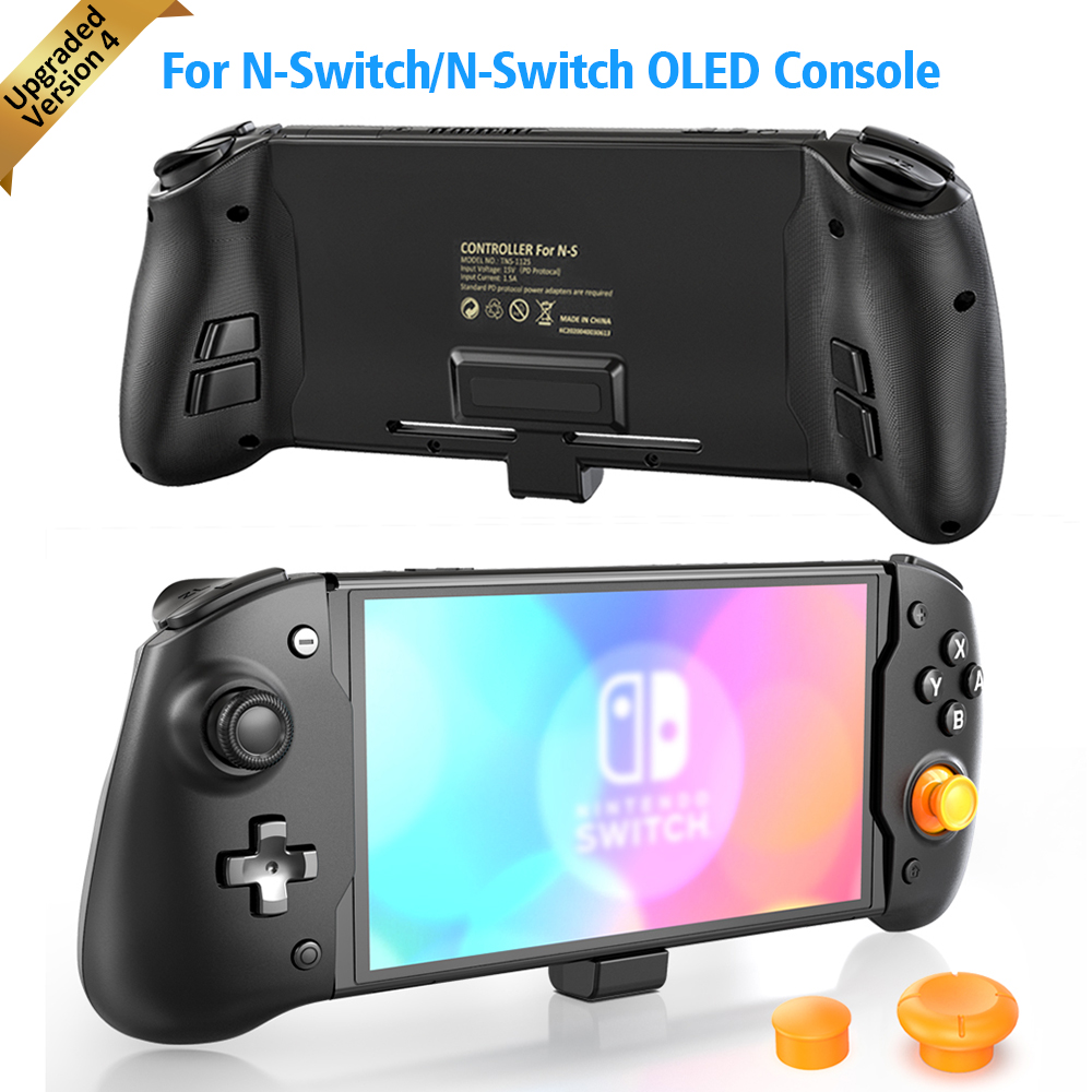 Điều khiển cầm tay cho Bộ chuyển đổi Nintendo/OLED, động cơ kép rung Ergonomic điều khiển với 6-trục Con quay hồi chuyển cho Bộ chuyển đổi Nintendo/OLED