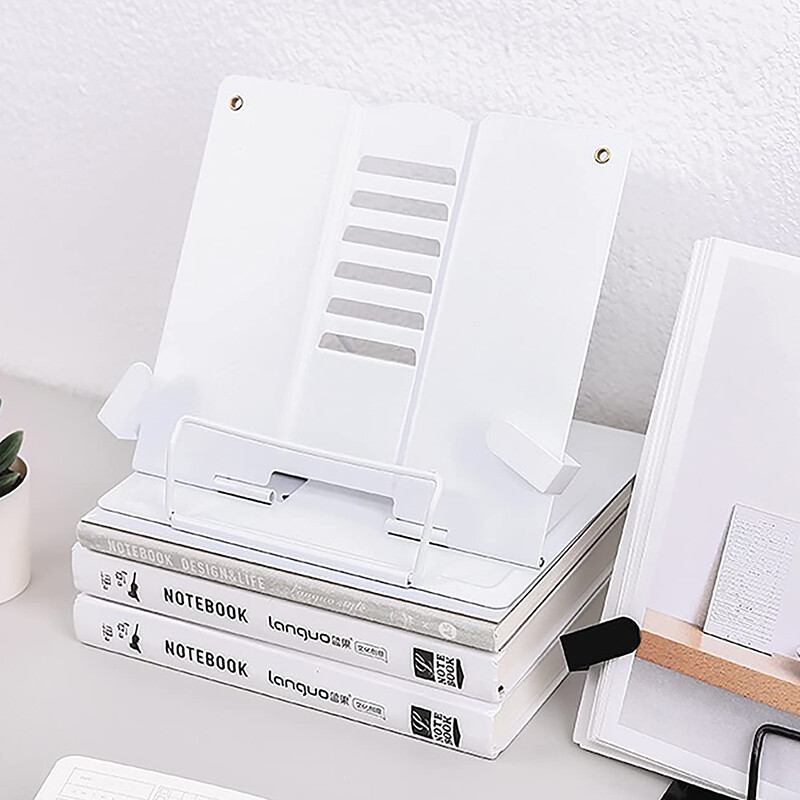 Kệ đọc sách bằng kim loại, kệ đọc sách bảo vệ mắt, kệ đọc sách để bàn gấp gọn tiện dụng