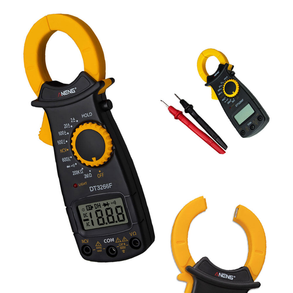 Aneng DT3266F Mini Máy Đo Vạn Năng Kĩ Thuật Số Dạng Kẹp AM PE Kế Kẹp Điện Meter AC / DC Điện Áp Điện Trở Tester Với Buzzer