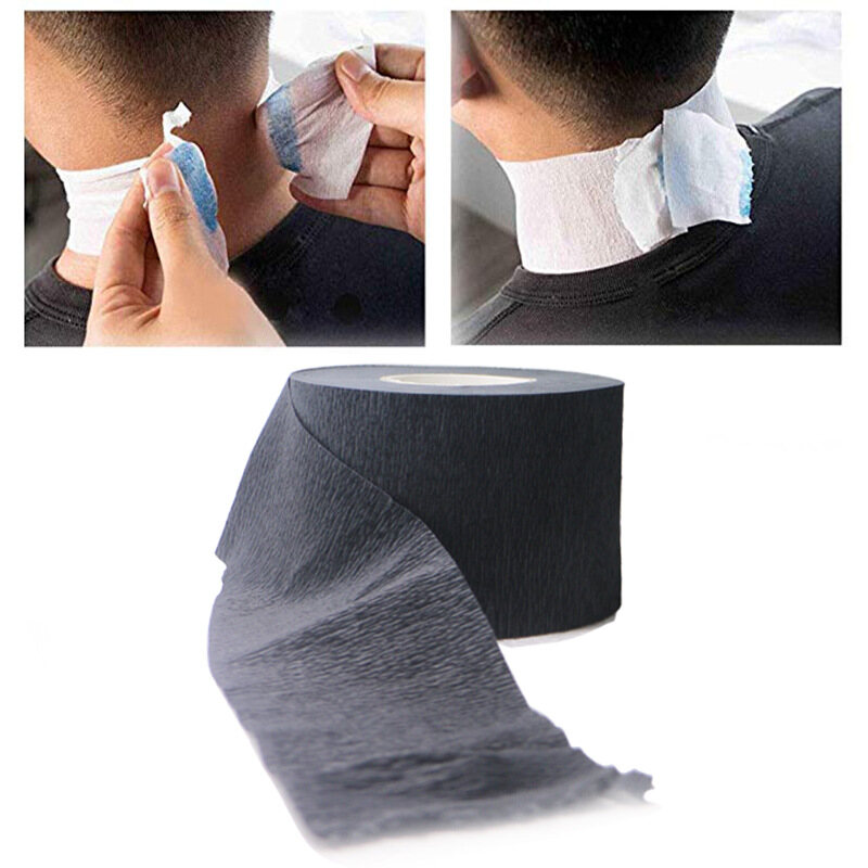 5 cái/bộ giấy bọc cổ dùng một lần bộ giảm thanh cho thợ cắt tóc salon phụ kiện vòng cổ cắt tóc