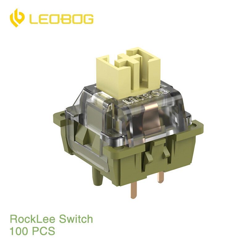 Leobog Locke trục tùy chỉnh bàn phím cơ trục cơ thể DIY Bàn phím trục hỗ trợ 5-Pin 100 miếng