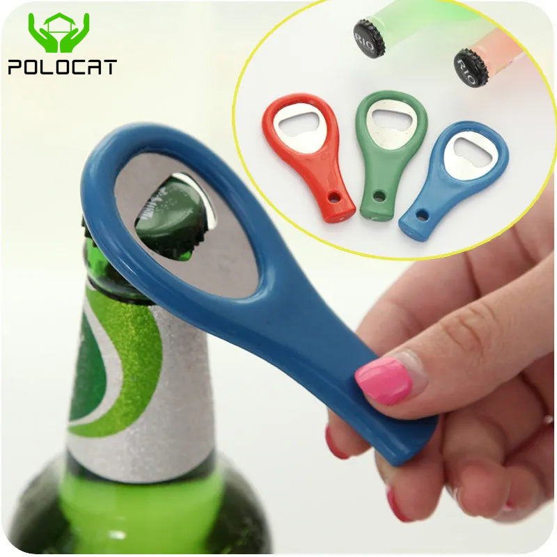 Polocat đơn giản nhựa thép không rỉ cái mở nắp chai dụng cụ mở chai rượu cái mở nắp chai Dụng cụ mở nắp chai bia cái mở nắp chai dụng cụ mở chai rượu cái mở nắp chai dụng cụ mở nút chai