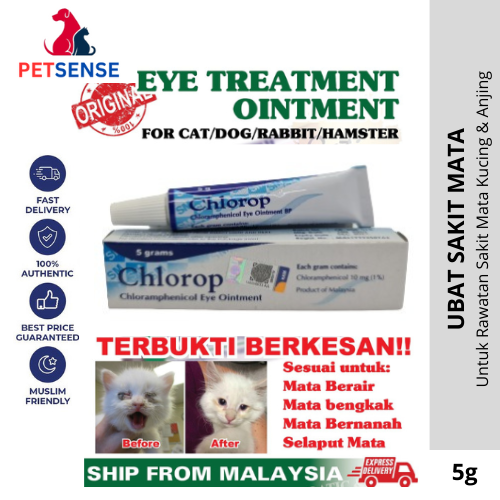 Nicol Eye Drops 5Ml For Pets Red Eyes Relief Ubat Mata Nicol
