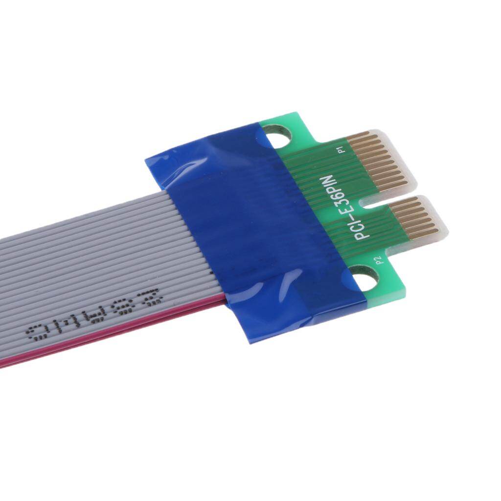 Blesiya Dây Nối Dài Thẻ Riser Khe Cắm PCI-E 1X Dây Cáp Dẻo