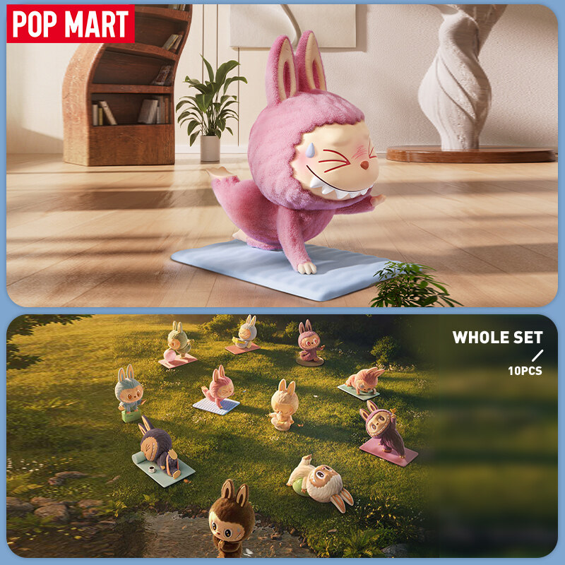 POP MART THE MONSTERS Lazy Yoga Series Figures Blind Box