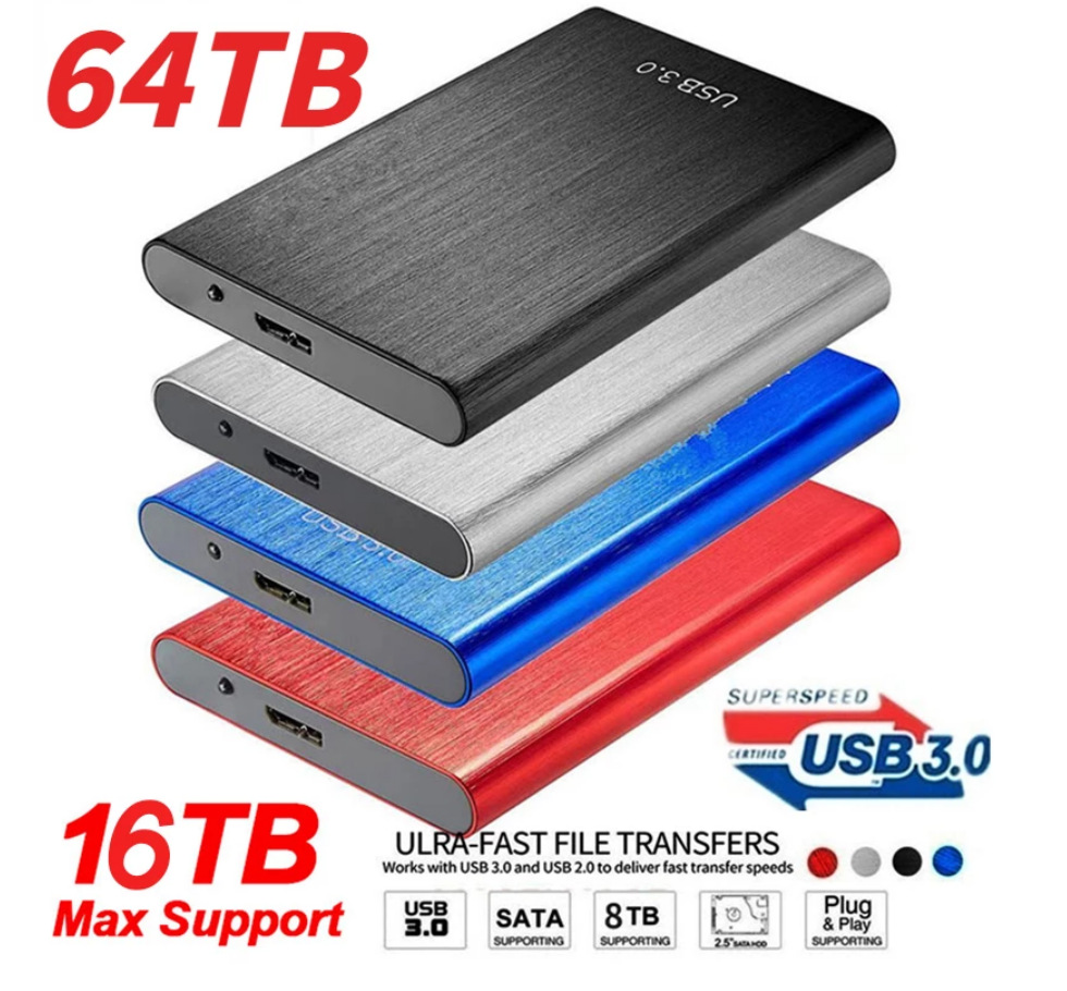 Usb 3.0 di động thể rắn tốc độ cao ssd ngoài ổ đĩa cứng 2tb/4tb/6tb/10tb/16tb/20tb/30tb/60tb