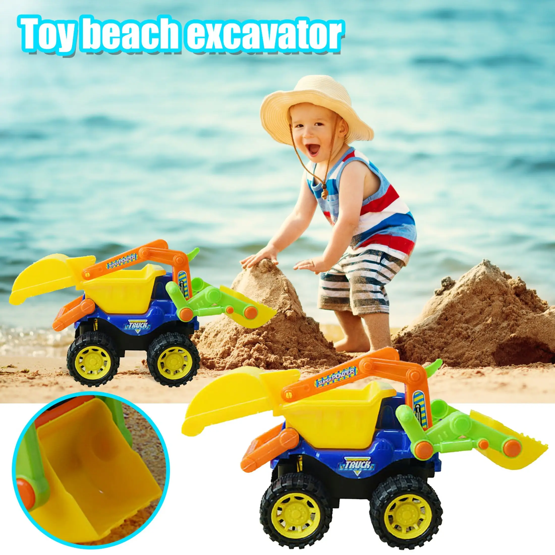 Babies Beach Engineering Vehicles 
