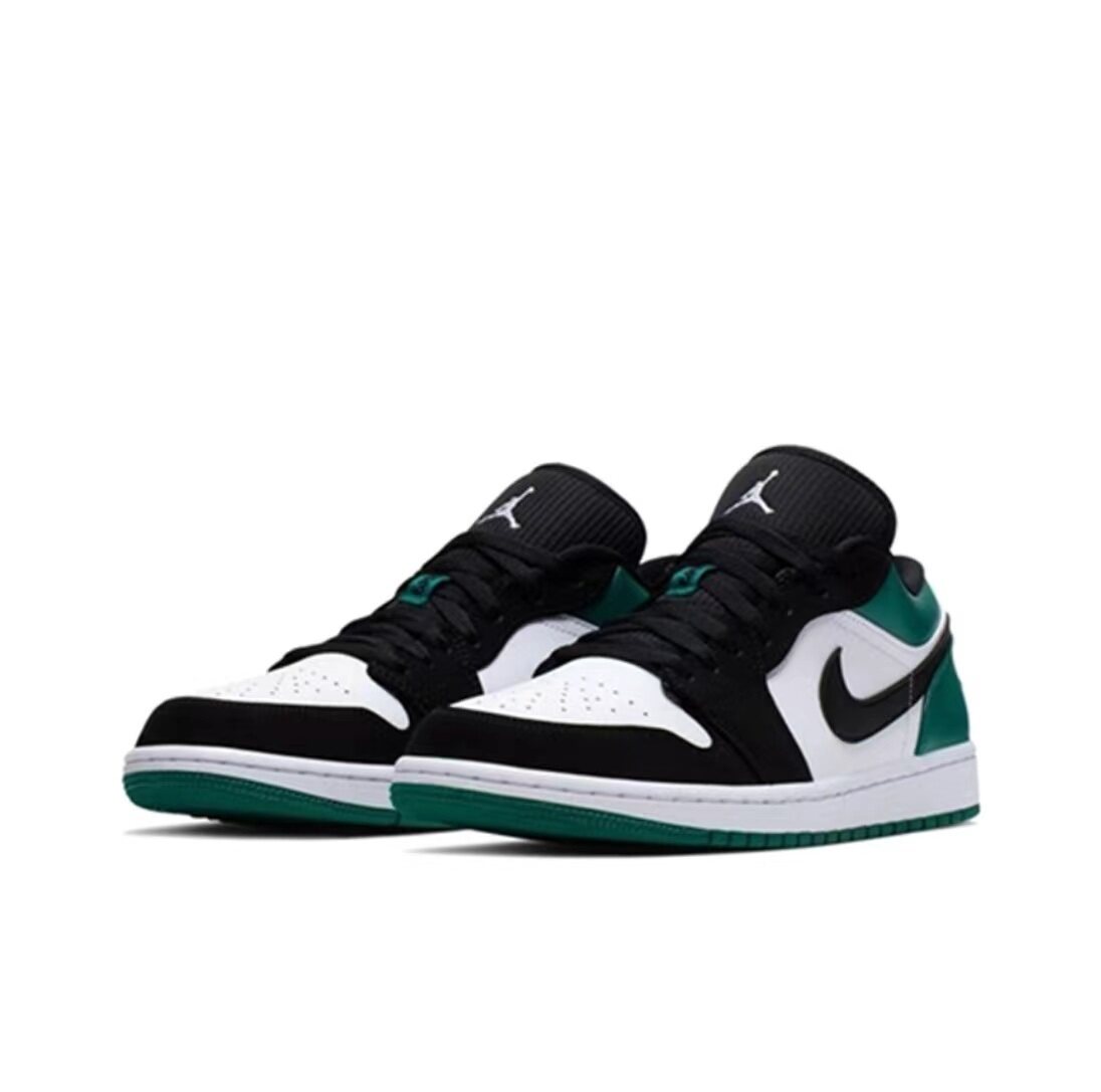 Giày sneaker Air Jordan 1 Low low help giày bóng rổ cổ điển đen mũi thấp hỗ trợ giày đi chơi