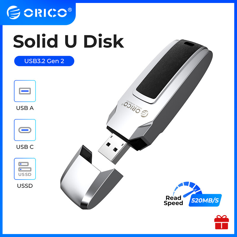 Ổ Cứng Thể Rắn Gắn Ngoài 1TB Ổ Cứng Thể Rắn ORICO Thẻ Nhớ USB3.2 Siêu Tốc, Ổ USB 520 MB/giây, Ổ Đĩa