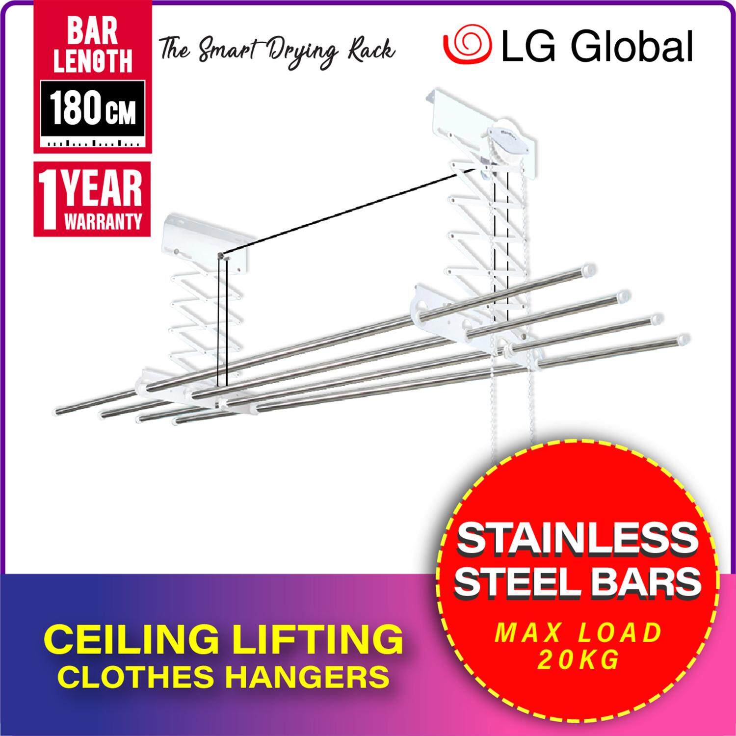 Lg Global Automatic Drying Rack Ceiling
