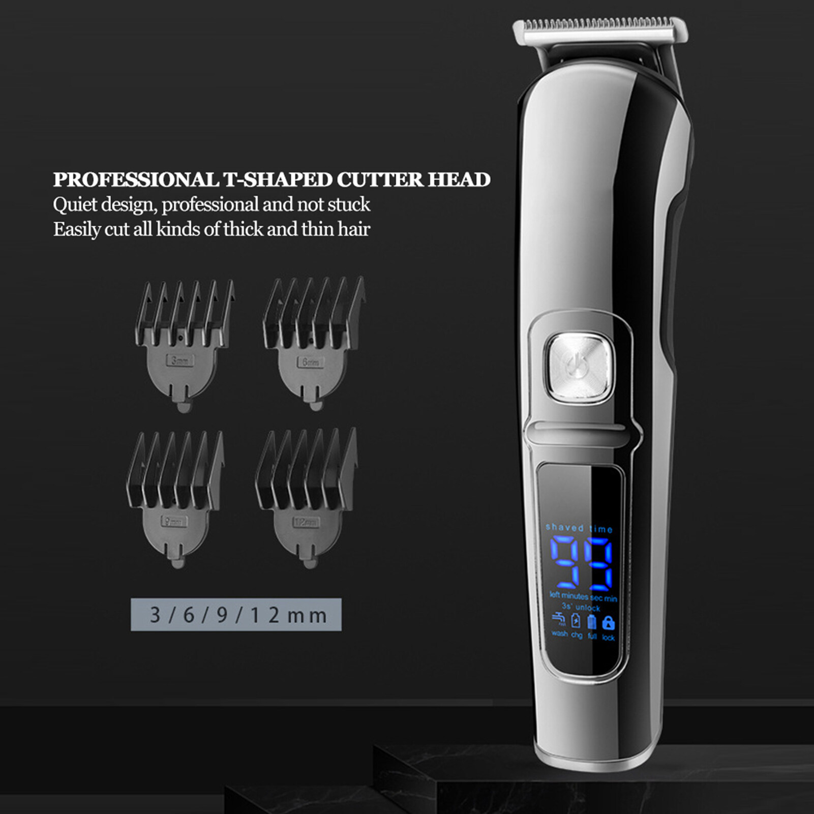 Tông Đơ Cắt Tóc Multi‐Functional Người Đàn Ông Grooming Kit, Máy Cạo Râu  Điện Cho Nam - Phụ kiện cho tóc