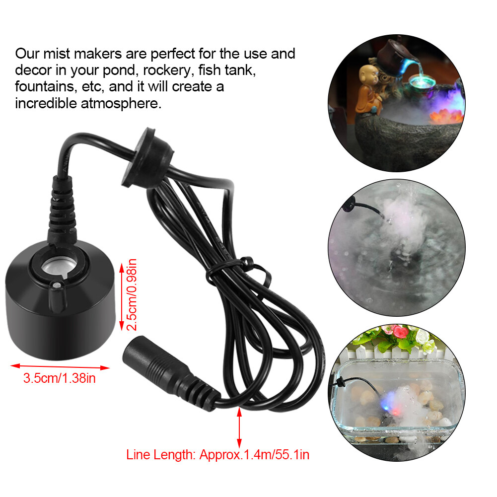 mist maker water humidifier fountain lamp