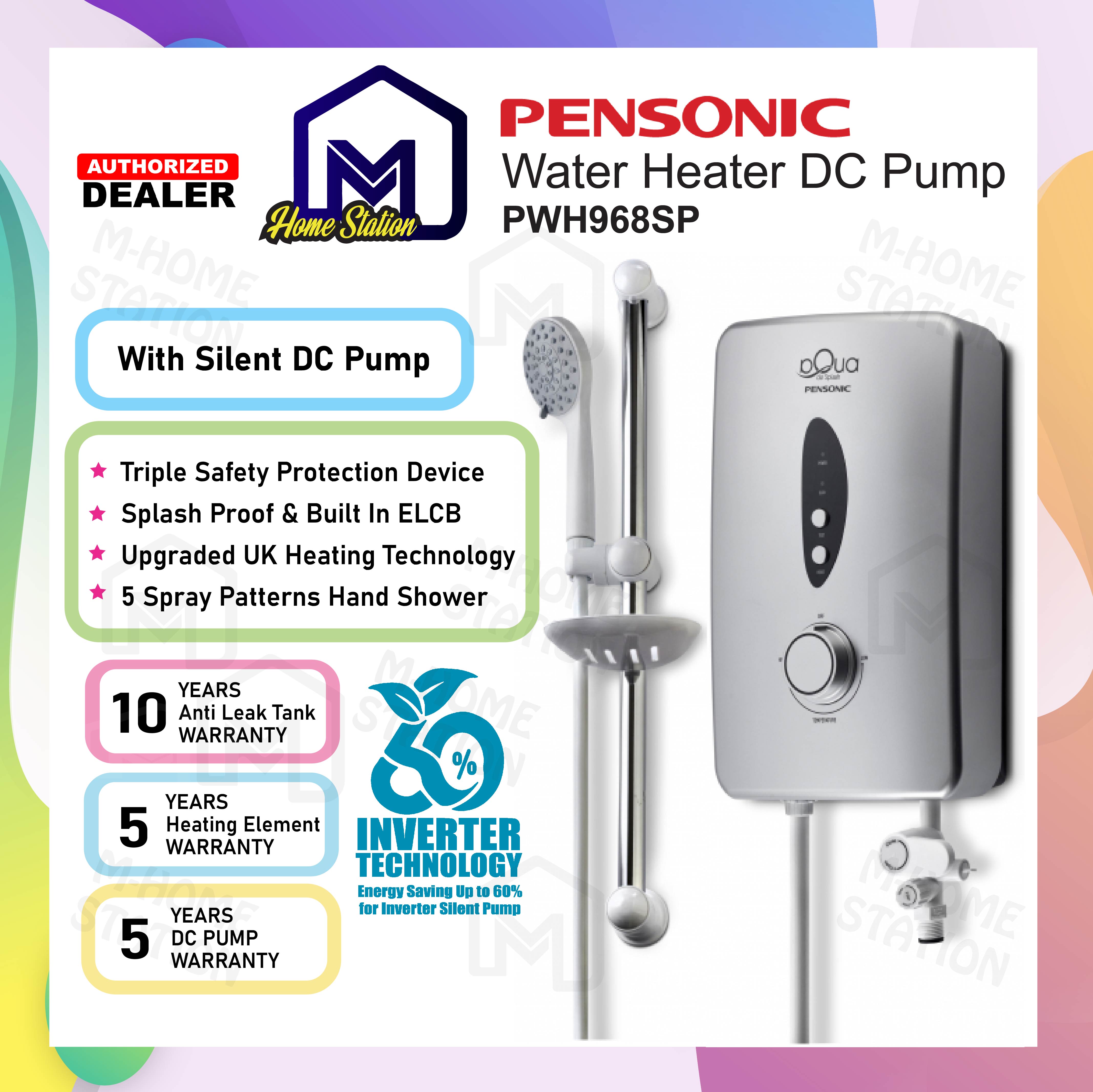 Pensonic Water Heater with DC Pump Silent Inverter PWH-968SP / PWH968SP  Home Shower Alat Mandi Air Panas | Lazada