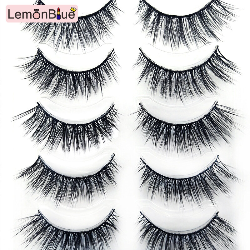 Gambar 6 pair of Reusable Eyelash Stickers Waterproof and Long Lasting Self Adhesive Eyelash Stickers Gift for Women and Girlfriend good looking Reusable Waterproof and Long Lasting Self Adhesive