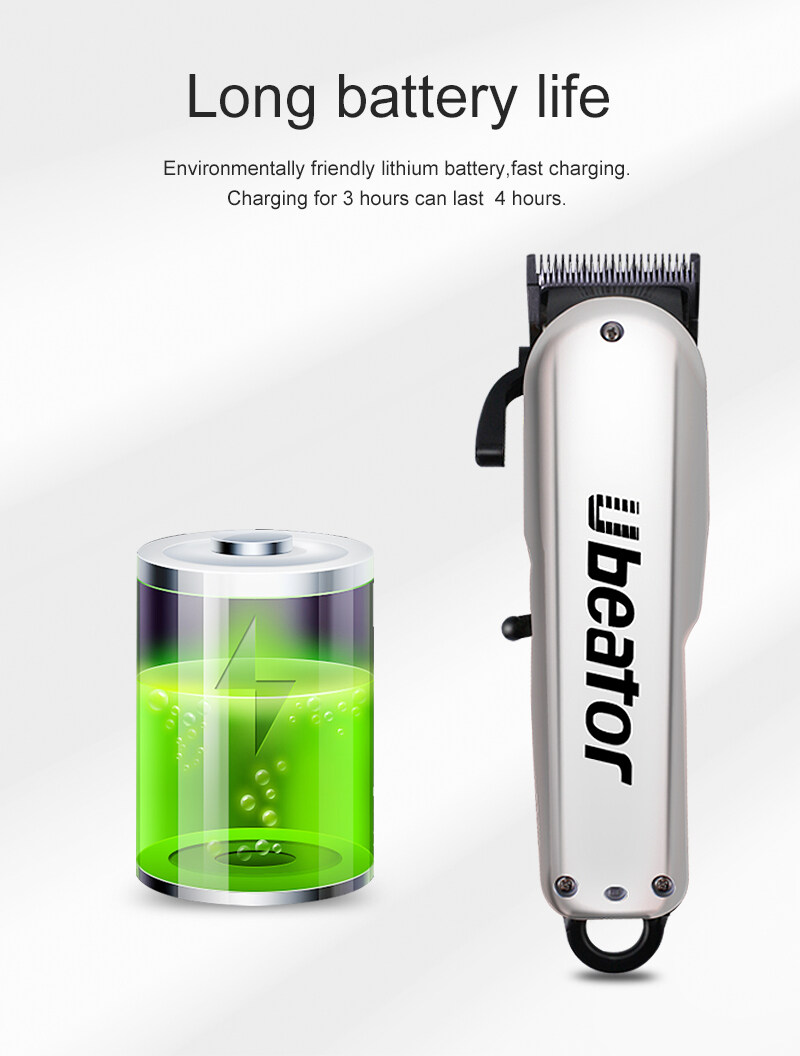 ubeator hair clipper charging time