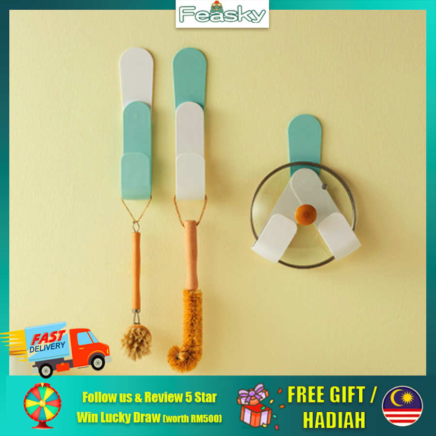 Gambar Pot Lid Rack Kitchen Storage Rack Kitchen Hook Cutting Board Storage Rack Wall Hanging Adjustable Folding Pot Cover kitchenware  Serbaguna Dapur