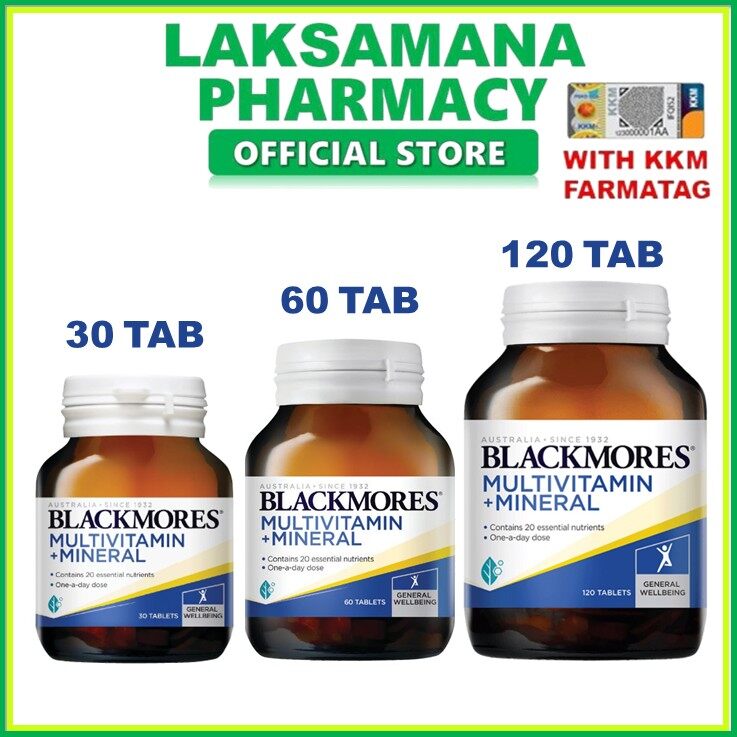 [EXP 2026] BLACKMORES MULTIVITAMINS+MINERALS (30'S/60'S/120'S) Harga 63 Ringgit*Penghantaran Percuma