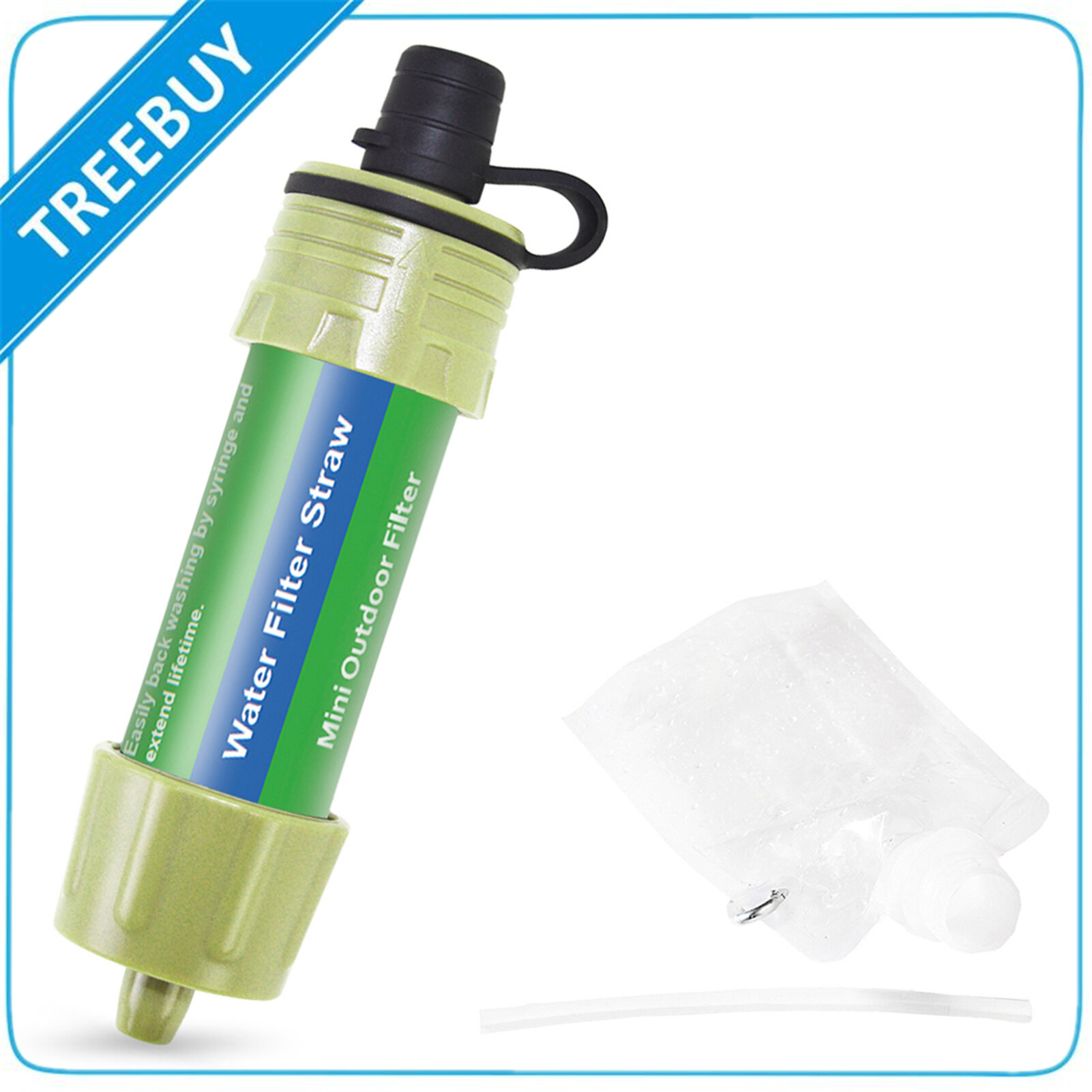 【treebuy】Bộ Lọc Nước Bỏ Túi Mini Thích Hợp Khi Đi Du Lịch Cắm Trại