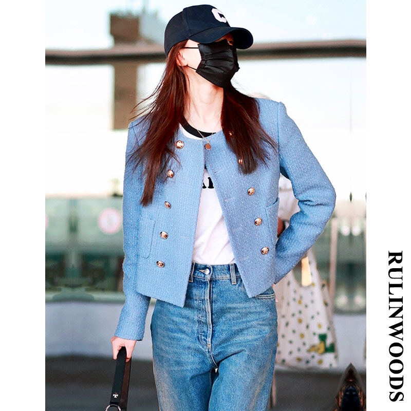 Rulinwoods 2024 hàng mới về áo khoác jacket thời trang nữ áo khoác hàn quốc