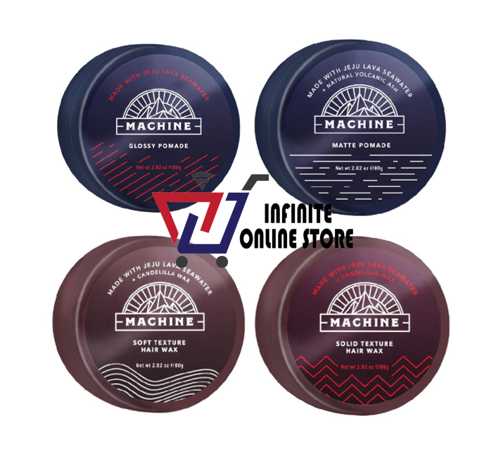 Gambar Machine Pomade Hair Wax (Matte   Glossy   Solid   Soft) (80g)