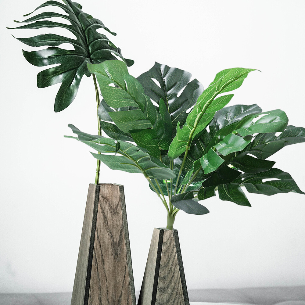 1 cây nhân tạo trong nhà văn phòng cây lá monstera giả mô phỏng cao cây nhân tạo trang trí nhà cửa