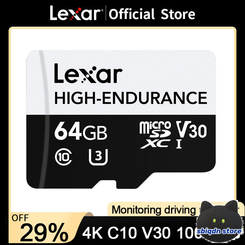 🎊Original+FREE Shipping+COD🎊 Lexar Micro SD Card Original High Endurance 32gb 64gb 128gb Max 100MB/s Memory Card SDHC SDXC V10 V30 Class 10 TF Card 4K Video - Jenama OEM Harga 8 Ringgit*Penghantaran Percuma