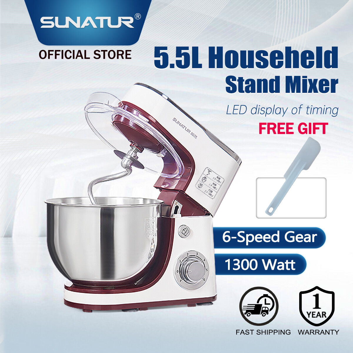 Buy Sunatur 2200w Stand Mixer Online at a Better Price | Lazada