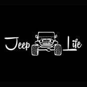 Onwrace Jeep Life Car Suv Truck Vehicle Body Bumper Window Decals Sticker Decoration