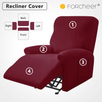 FORCHEER Recliner Sofa Cover 1-Seater Stretch Recliner Sofa Slipcover 2/3 Seater Relax Armchair Lazyboy Cover Washable