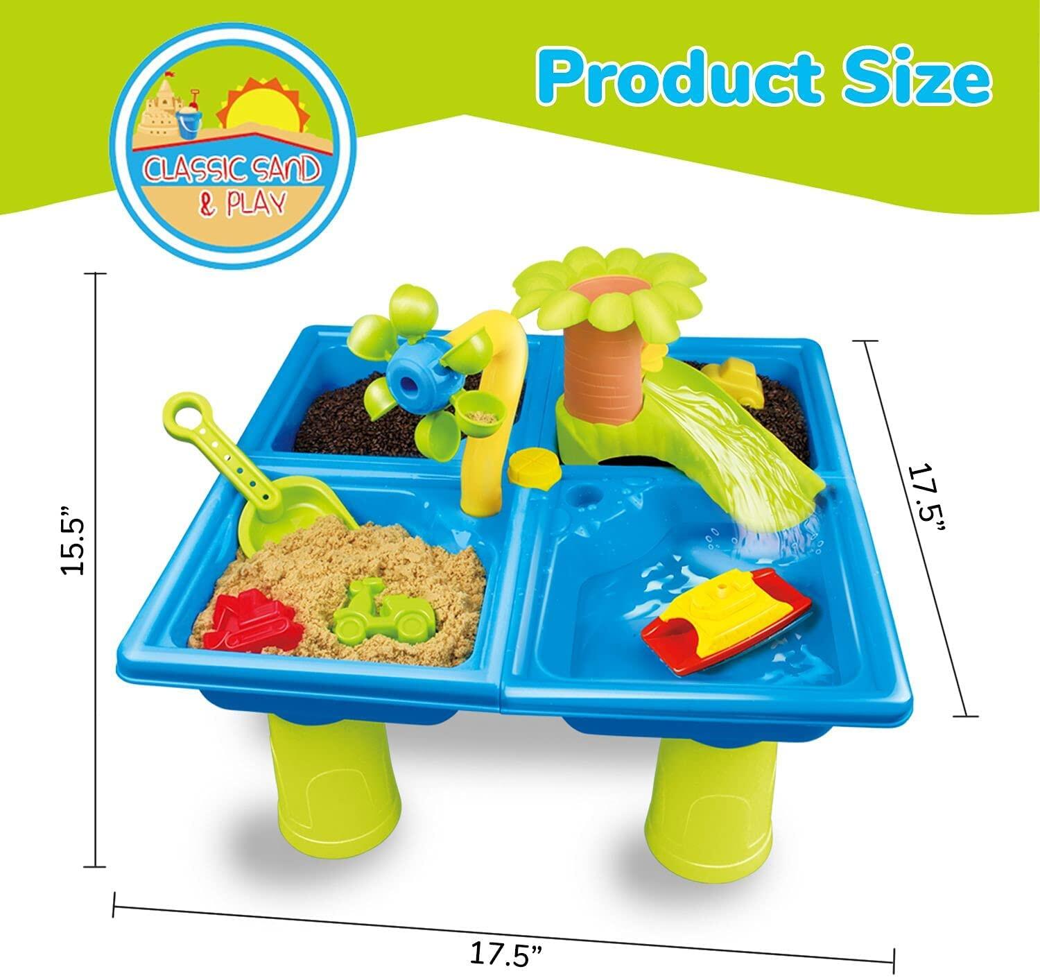 early learning sand and water table