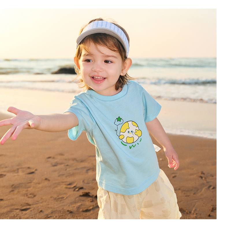 t-shirt balabala pour bébé, haut de gamme, vêtements pour garçons, manches courtes, nouvelle collection été 2025