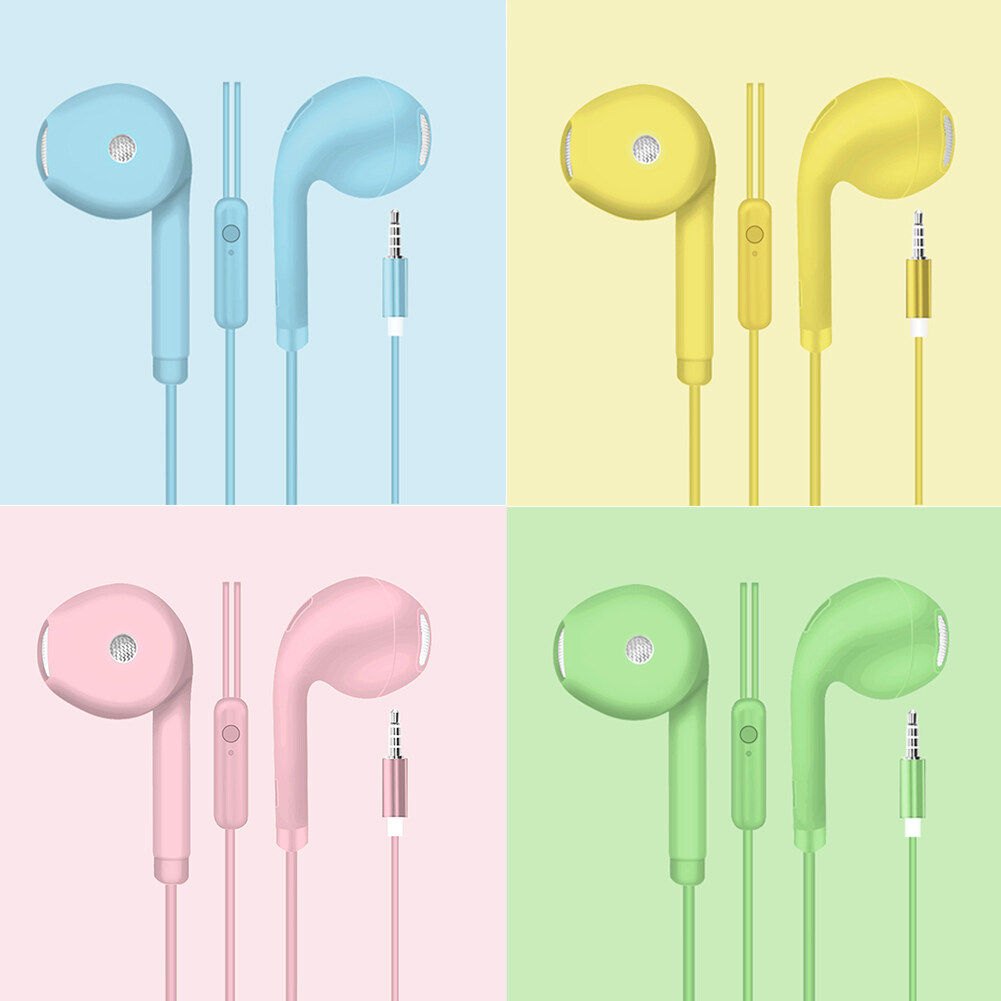 Candy Farbe In-Ear-Ohrhörer 3,5 mm Musik Ohrhörer für Handy PC Lapt X Z Pw
