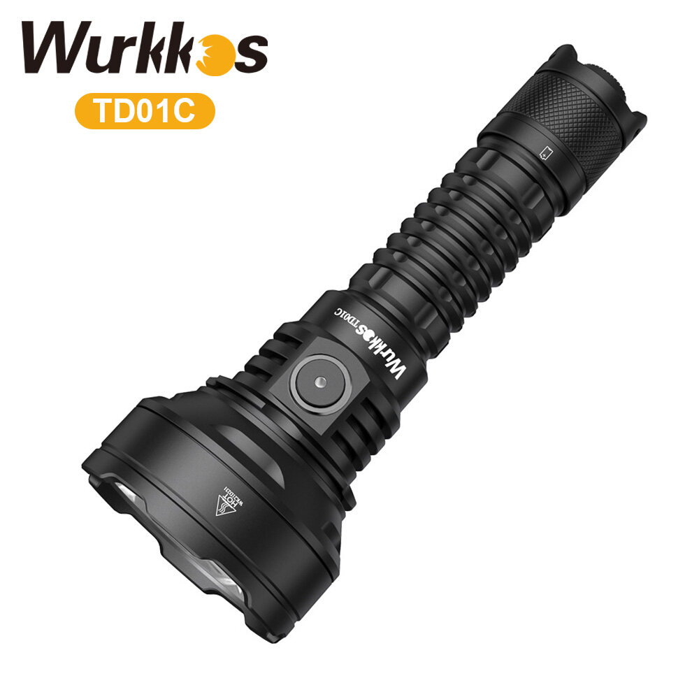 [Mới phát hành Td01c] Wurkkos Td01 21700 USB-C Đèn pin LED 2200lm công tắc đuôi PMMA chống nước 1039M IPX8