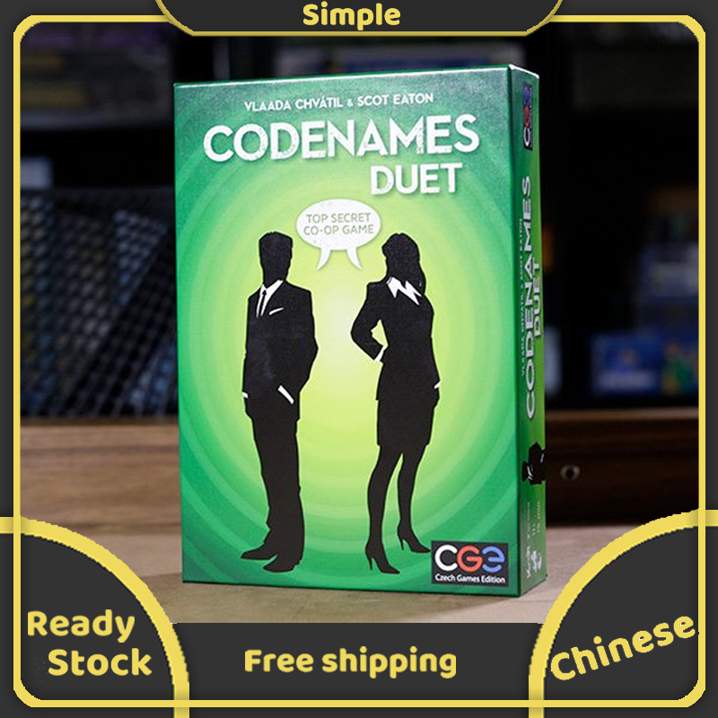 Trò chơi song ca codenames trò chơi hợp tác nhịp độ nhanh, vui nhộn và hấp dẫn dành cho bạn bè và các bữa tiệc gia đình