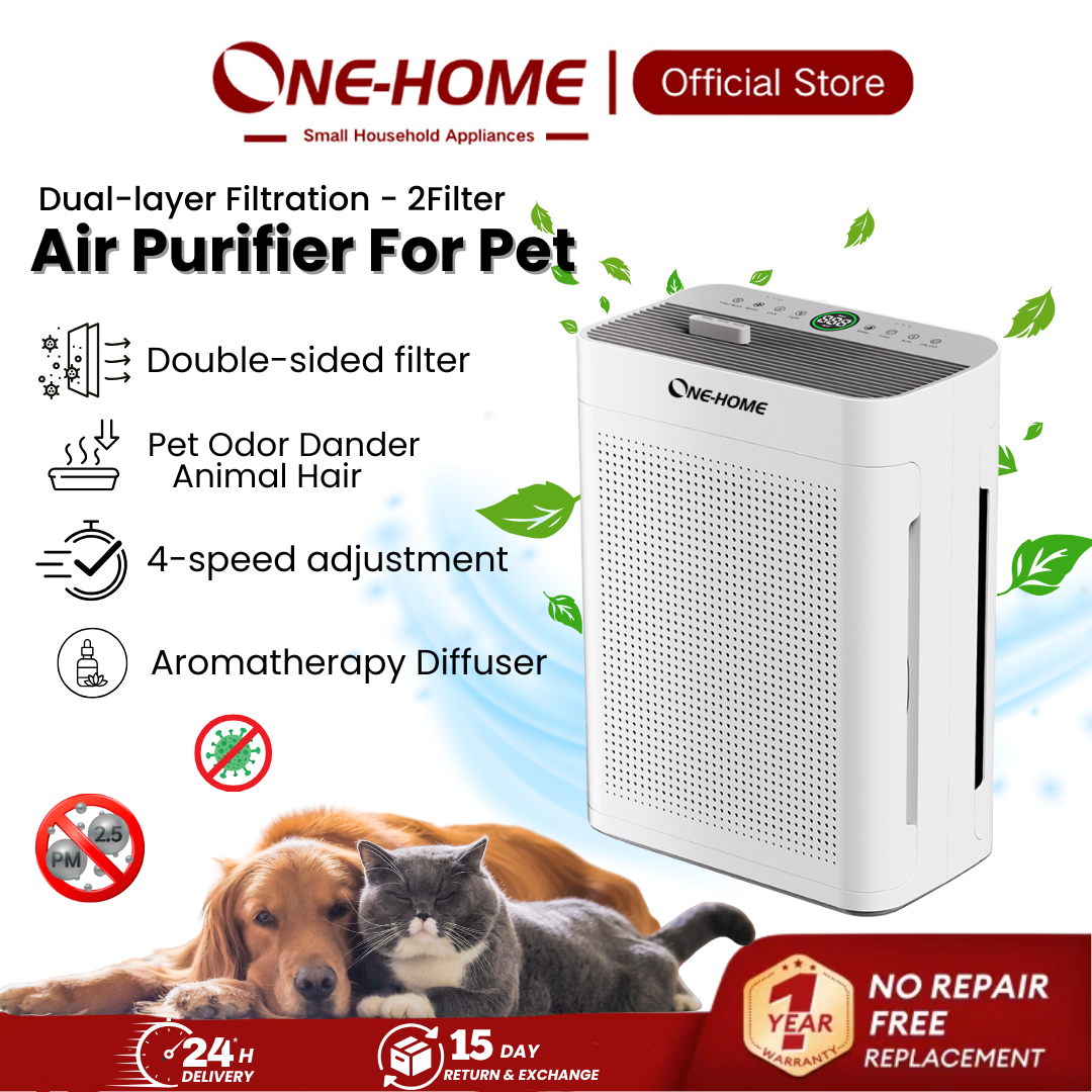 ONEHOME H Series Air Purifiers for Home HEPA Double-Sided Air Purifier with Washable Filter | PM 2.5 Air Cleaner for Pet