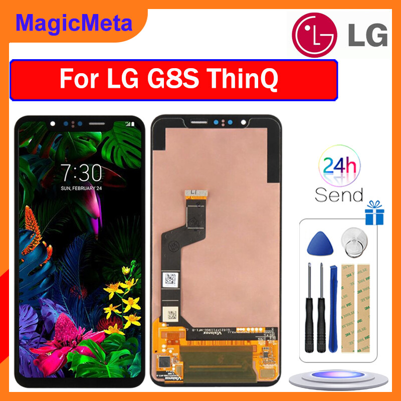 Magicmeta Màn hình IPS LCD ban đầu cho LG g8s thinq Màn hình LCD màn hình Bảng điều khiển cảm ứng bộ phận lắp ráp cho Bộ số hóa linh kiện thay thế cho LG LG g8s thinq