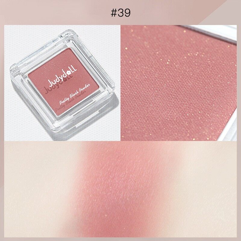 Judydoll Pretty Phấn Má Hồng Matte Shimmer Cheek Bảng Màu Má