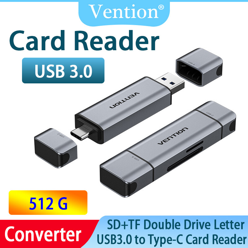 Vention Đầu Đọc Thẻ Đầu Đọc Thẻ SD Bộ Nhớ USB Bộ Chuyển Đổi USB 3.0 Sang