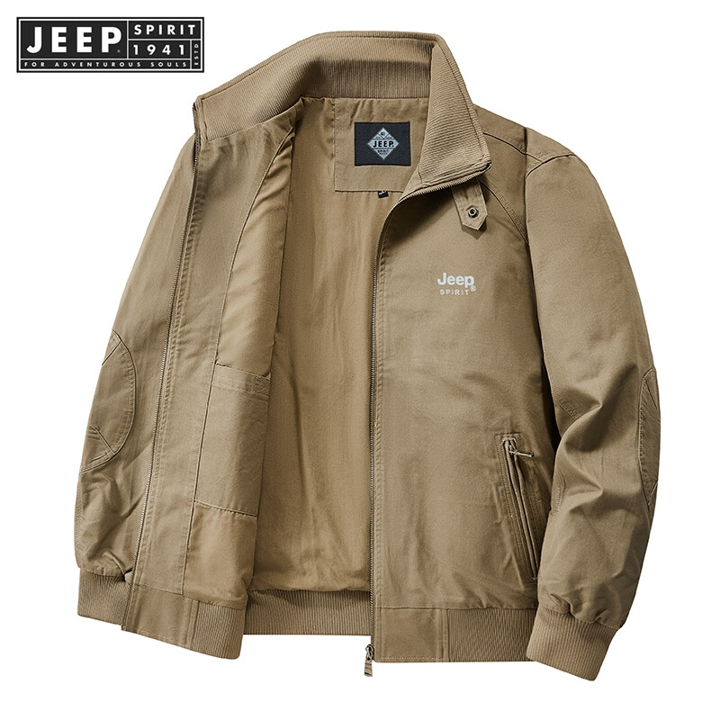  Jeep Spirit 1941 estd nam bình thường Áo Gió Áo khoác jacket thời trang cắm trại Áo nỉ có mũ đi bộ đường dài quần áo ấm 