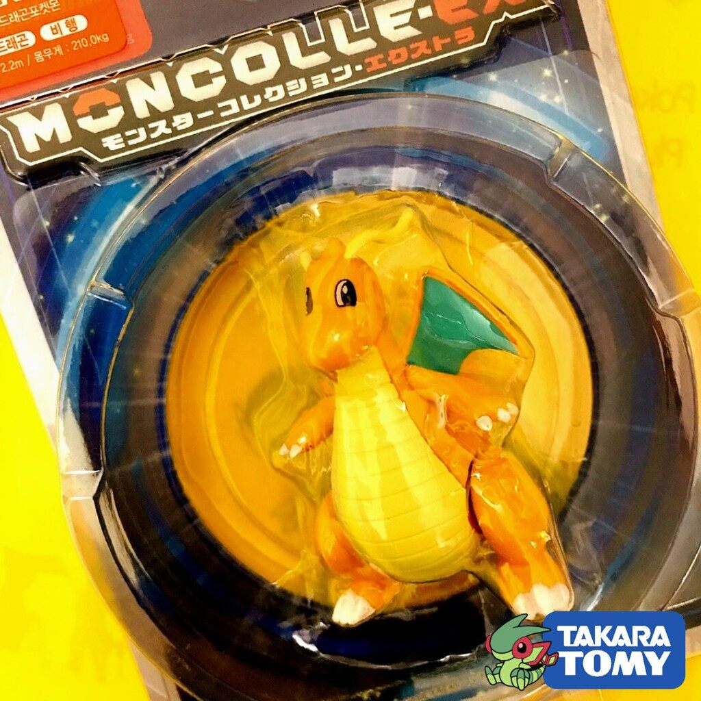 TAKARA TOMY Pokemon Collection EX Moncolle ESP-13 – Figure Dragonite Da Collezione, Dimensioni 6,3 Cm