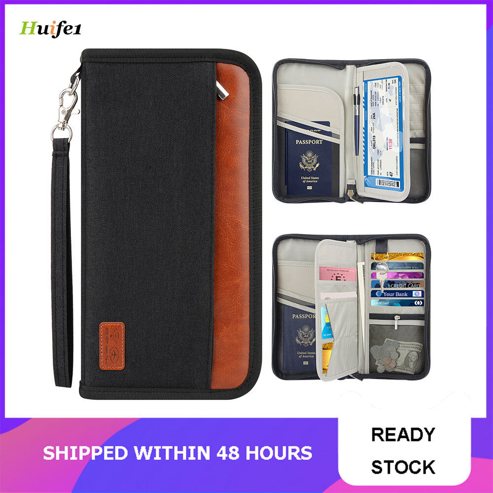 Huife túi đựng hộ chiếu ví du lịch rfid túi đựng hộ chiếu gia đình túi đựng tài liệu chống nước túi đựng tài liệu đa năng túi đựng thẻ