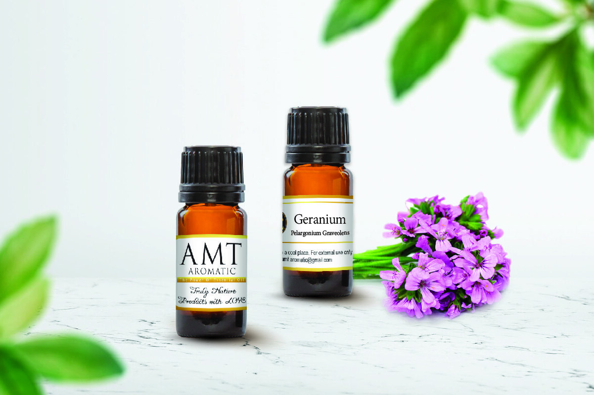 Gambar Geranium Essential Oil