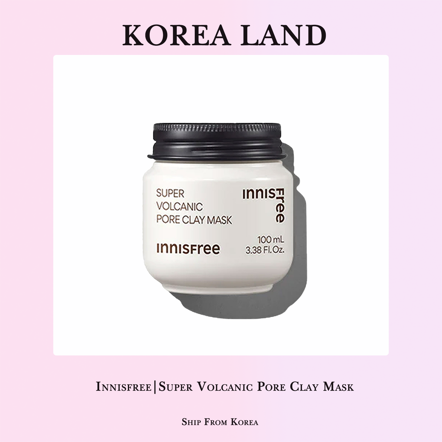 Innisfree | lỗ chân lông siêu núi lửa Mặt nạ đất sét phiên bản mới 2023
