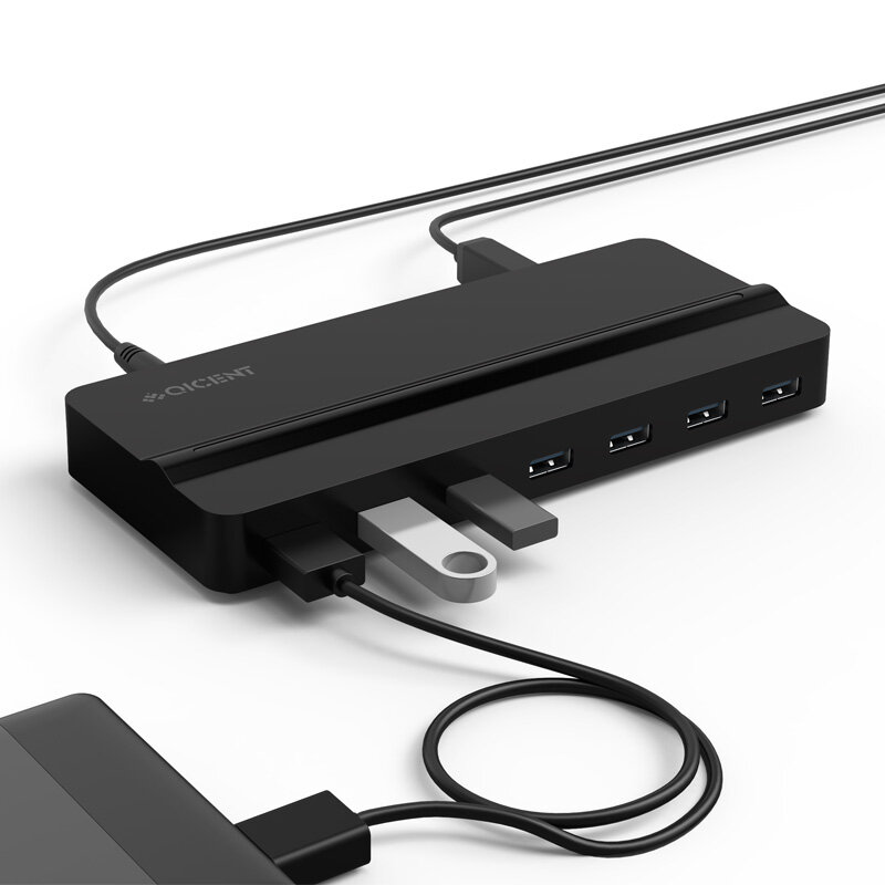 Orico 7 cổng usb 3.0 hub với 12v bộ chuyển đổi điện bộ chia usb bộ chuyển đổi otg cho phụ kiện máy tính máy tính để bàn laptop
