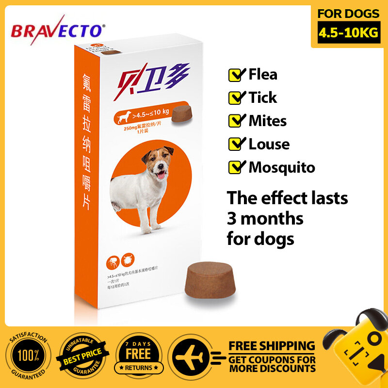 Bravecto diệt ghẻ, viêm da, ve rận Exp: 2025