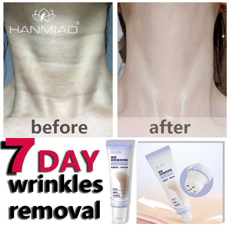 Gambar HANMIAO original Anti wrinkle neck cream ????? 50g Evens skin tone and mild texture, improves skin tension and support, and diminishes fine lines