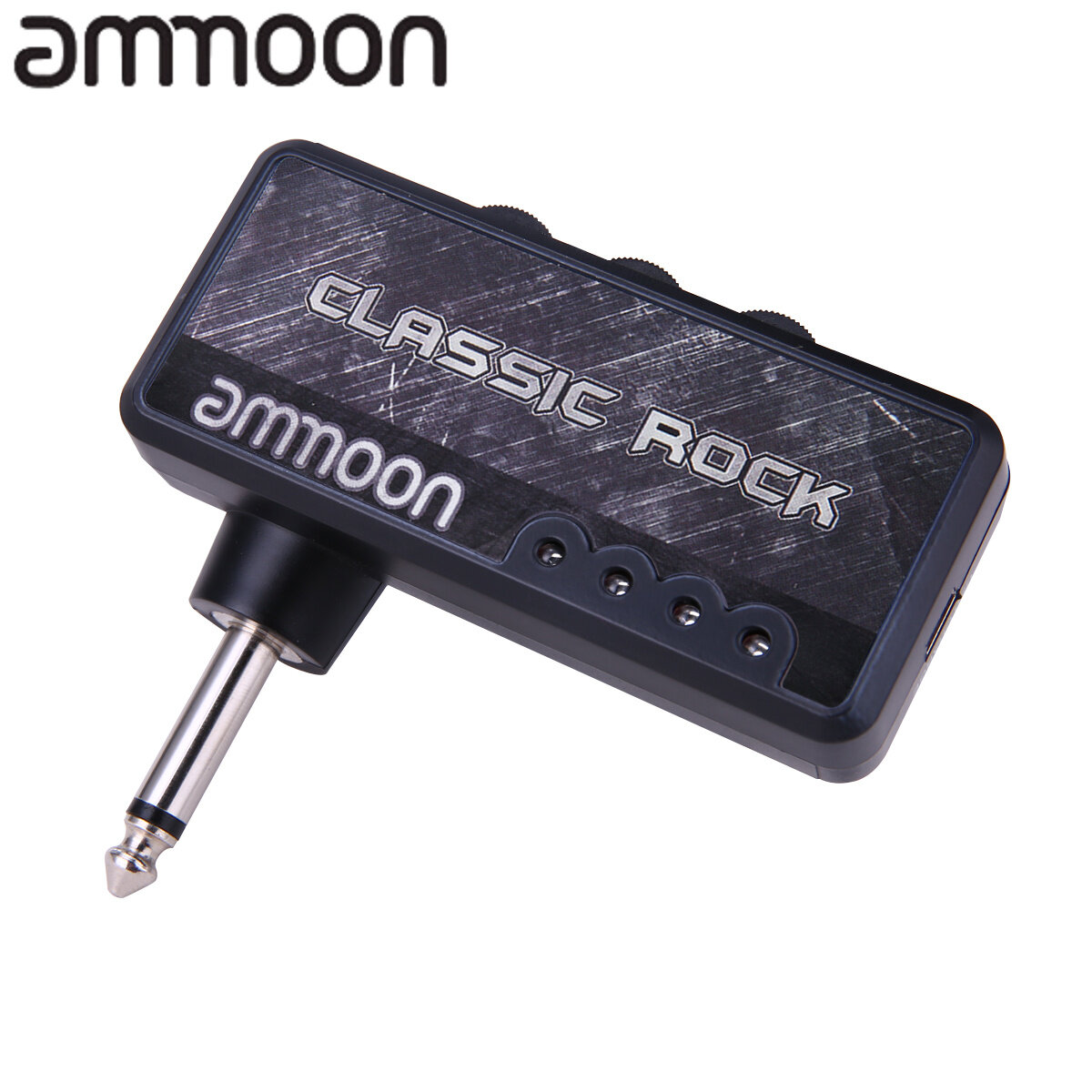 ammoon Electric Guitar Headphone Amplifier Amp 1 4 Inch Plug 3.5mm