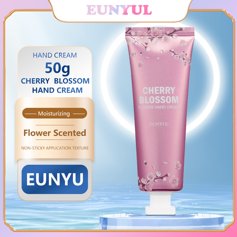 Gambar EUNYUL Cherry Blossom Flower Hand Cream skin care moisturizing Whitening and anti wrinkle 50g ?????????